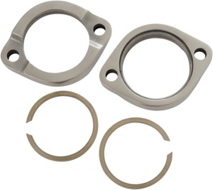 Heavy Duty Stainless Exhaust Flange Kit replaces 65184-02 & 65325-83 - For 99+ HD Twin Cam & 86+ Sportster