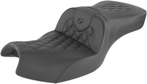 Road Sofa Lattice 2-Up Seat Black Gel - For 20-24 Indian Challenger