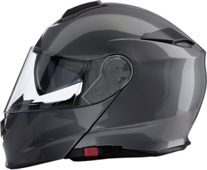 Solaris Modular Street Helmet Gloss Silver 4X-Large