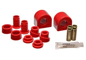 88-96 Chevy Corvette Red 24mm Front Sway Bar Bushing Set (End Links Inc)