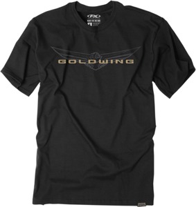 Men's Gold Wing Sketched Tee - Gw Sketched Tee Blk Lg