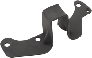 Black Rear Exhaust Pipe Bracket - Replaces Harley 65678-85D