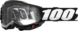 100% Accuri 2 Enduro MTB Goggles - Black/Clear Lens