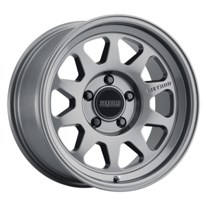 MR316 17x8.5 0mm Offset 5x5 71.5mm CB Gloss Titanium Wheel