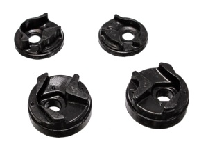 Black Motor Mount Insert Set (w/ Spec V 2.5L engine man - For 02-03 Nissan Sentra/200SX