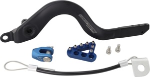 Black & Blue Brake Pedal - For 02-24 YZ85 & -24 YZ65