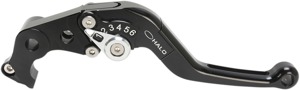 Halo Adjustable Folding Brake Lever - Black - For Kawasaki Z, ZX6R ZX10R/R