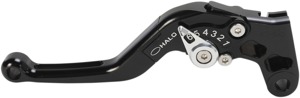 Halo Aluminum Adjustable Folding Clutch Lever - Black - For 07-20 Honda CBR RR