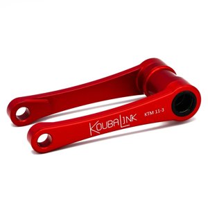 Red 1" Lowering Link - Lowers Rear Suspension 1 Inch - For 2016+ 125-450 KTM, Husqvarna, & GasGas w/ Linkage