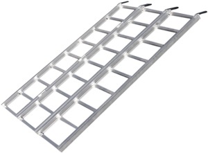 Tri Fold Loading Ramp - 50x69 - 69" Long, 50" Wide, Folds to 17.5" - 1750 Lbs capacity, weighs only 28 lbs.