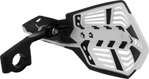 X-Future Handguards - Black & White - w/ Universal Bar Mount Kit