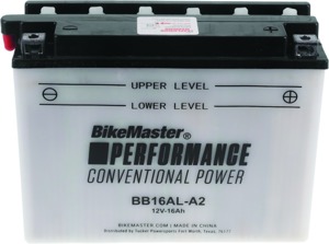 BikeMaster BB16AL-A2 Battery 190 CCA