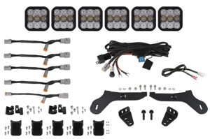 SS5 Grille CrossLink Lightbar Kit - Pro White Combo - For 17-20 Ford Raptor