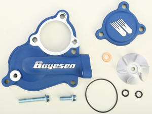 Waterpump Cover Impeller Kit Blue - For 04-16 KX250F RMZ250