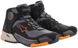 Alpinestars CR-X DS R Shoe Black/Br Orange Size 9 - Versatile riding shoe, Size 9