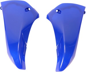 Blue Upper Radiator Shrouds - For 10-13 Yamaha YZ450F