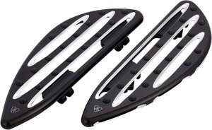 Arlen Ness Deep Cut Black Driver Boards