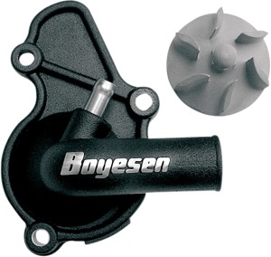 Boyesen Super Cooler Water Pump Cover & Impeller Kit - Black