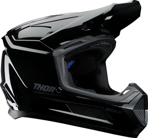 Thor Youth Fleet Blackout Helmet - Small - Youth MX helmet in Blackout graphic