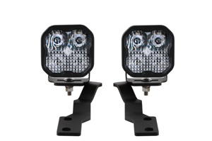 16-21 Toyota Tacoma Pro SS3 LED Ditch Light Kit - White Combo