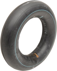 Standard Inner Tube w/90 Degree Bend Valve - 2.50-10, 2.75-10, & 70/100-10 - JS-244A Tall Threaded Metal Valve Stem