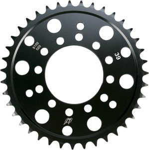 Steel 520 Rear Sprocket 40T - Black - For Kawasaki Ninja ZZR Z1000