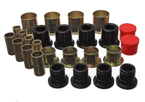 Black Front Control Arm Bushing Set - For 73-91 Ford K-5 Blazer/Denali XL/Suburban/Yukon