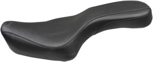 Tripper Smooth Vinyl 2-Up Seat Black Low&Back - For 04-20 Harley XL