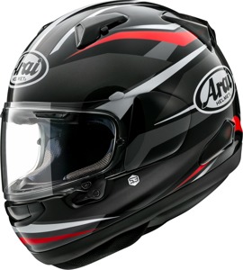 Arai Quantum-X Ray Helmet Black 2XL - Full-face helmet with Ray graphic