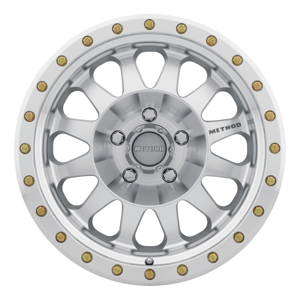 MR304 Double Standard 17x8.5 0mm Offset 5x5.5 108mm CB Machined/Clear Coat Wheel