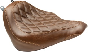 Tripper Diamond Wide Brown Solo Seat - For 18-19 HD FXFB Fat Bob