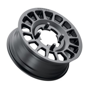 MR407 Bead Grip 15x6 / 5+1/51mm Offset / 4x156 / 120mm CB Matte Black Wheel