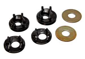 Black Motor Mount Inserts (2 Torque Mount Positio - For 95-99 Mitsubishi Eclipse FWD/AWD