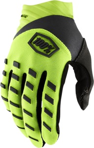 100% Youth Airmatic Gloves Flo Yellow/Black - Youth M