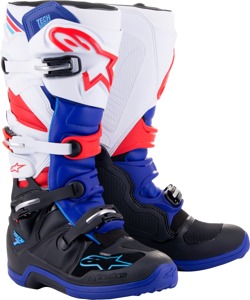 Tech 7 Boots Black/Blue/Red/White SZ 16