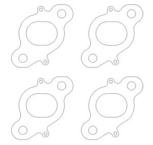 .030 inch DOHC Exhaust Gasket (4 pcs per Kit) - For Nissan CA18 DET