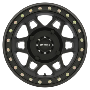 MR405 UTV Beadlock 15x7 / 4+3/13mm Offset / 4x156 / 132mm CB Matte Black Wheel