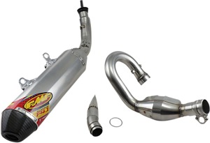 Aluminum Factory 4.1 RCT Full Exhaust w/SS MegaBomb - For 19-20 450 FC/FX & SX/XC