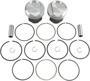 High Performance Forged Pro Lite Piston Kit - .020, 85-99 Big Twin, Wisco