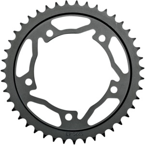 Steel Rear Sprocket 43T 530 Black - For 01-14 Suzuki Triumph