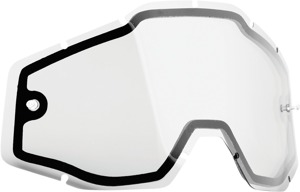 FMF PowerCore/PowerBomb Dual Pane Goggle Lens Clear - Replacement lens for FMF PowerCore/PowerBomb goggles