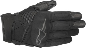 Faster Motorcycle Gloves Black Small