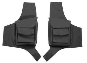 Kuryakyn Saddlebag Guard Pouches Black Fits Harley-Davidson Touring