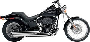 Cobra Speedster Slashdown Chrome Exhaust Fits 1999-2006 H-D Softail