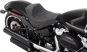 EZ Mount Scorpion Stitched Vinyl Solo Seat Black Low - For 18-20 HD FXBR