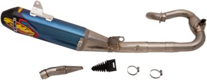 Blue Factory 4.1 Full Exhaust w/ Ti MB Header & CF Cap - For 19-24 YZ250F