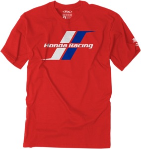 Men's Honda Stripes Tee - Honda Stripes Tee Red Lg