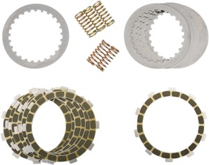 Complete Aramid Clutch Plate Kit w/ Steels & Springs - For 99-00 Honda CBR600F4