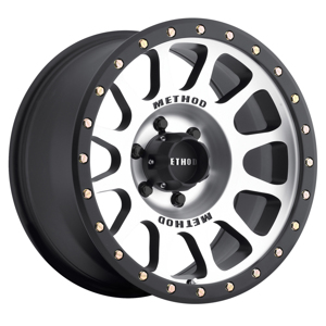 MR305 NV 16x8 0mm Offset 6x5.5 108mm CB Machined/Black Street Loc Wheel