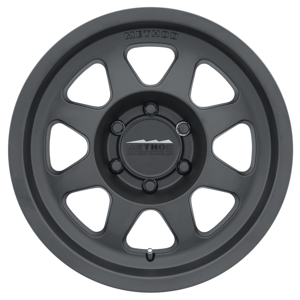 MR701 17x7.5 +50mm Offset 6x130 84.1mm CB Matte Black Wheel